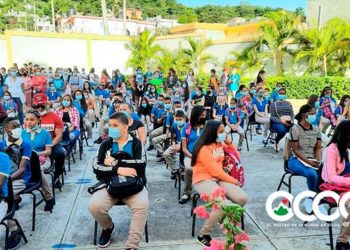 Autoridades Distrito Educativo 03-33 dejan abierto el año escolar en Ocoa