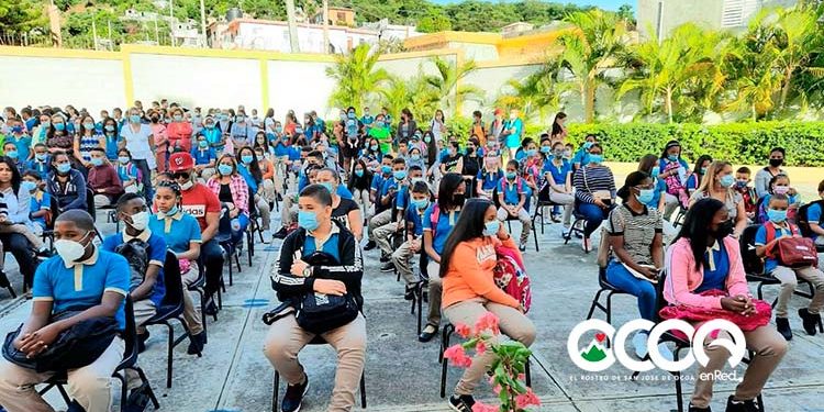 Autoridades Distrito Educativo 03-33 dejan abierto el año escolar en Ocoa