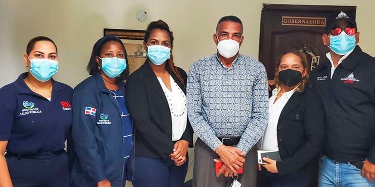 Equipo del SNS 911 y Gobernación Ocoa coordinan acciones