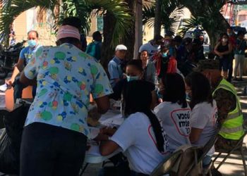 En Ocoa ciudadanos acuden a centros de vacunación por medidas por COVID-19