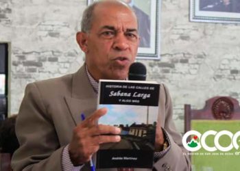 Profesor Andrés Martínez pone en circulación libro “Historia de las Calles de Sabana Larga y Algo Más»