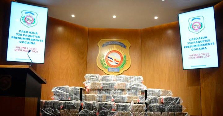 Incautan 330 paquetes de cocaína en Azua