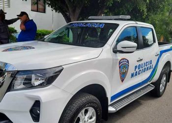 VIDEO: Policía entrega camioneta y motocicletas en Ocoa