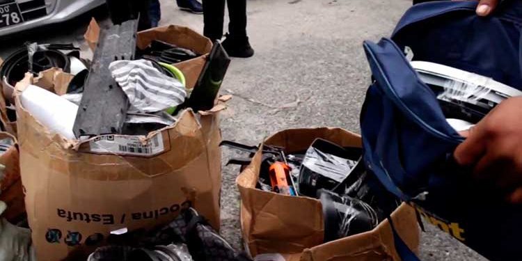 Policía recupera miles de piezas robadas a vehículos; ¿estarán las de Ocoa?