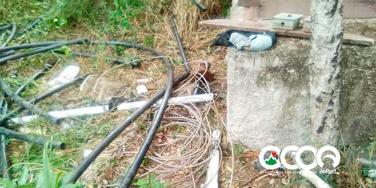 Desconocidos roban bomba de extracción de agua en Ojo de Agua, 220 familias afectadas