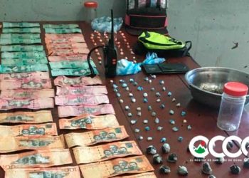 Ocupan 190 porciones de presuntas drogas y dinero efectivo en Rancho Arriba