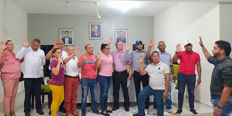 Juramentan comité fiestas patronales Sabana Larga 2022