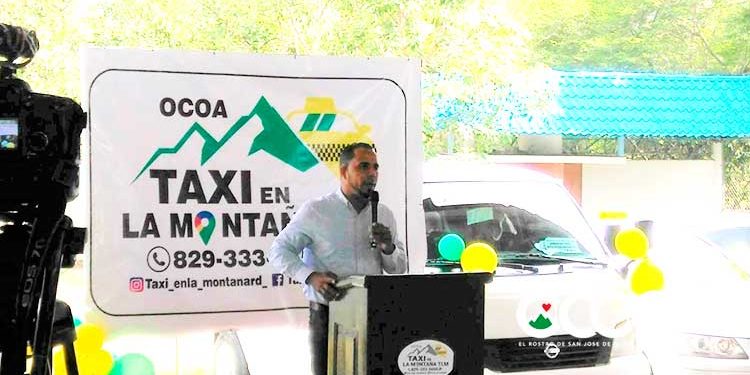 Lanzan primera línea de Taxis en Ocoa