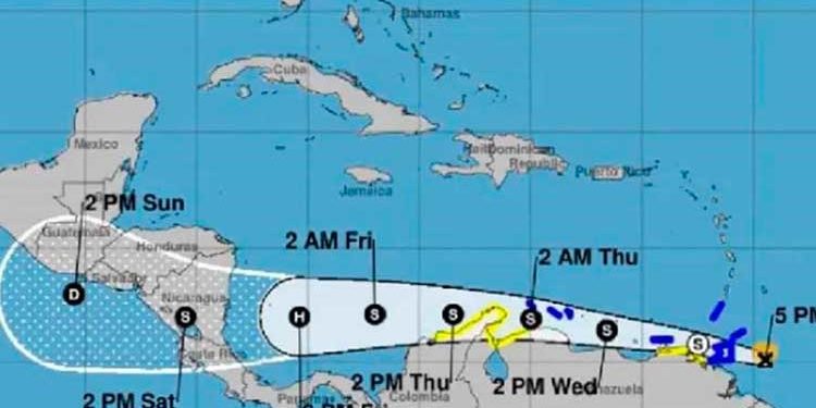 ¡Atención Ocoa! Vigilan potencial ciclón transitará «muy al sur» de RD