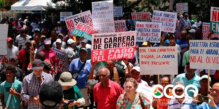 Ocoeños se lanzan a las calles a exigir al Gobierno obras prioritarias; dan plazo de 30 para repuesta