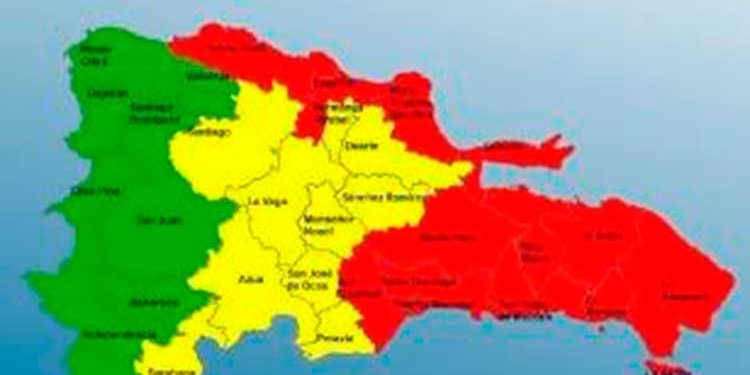 Ocoa bajo alerta amarilla por la tormenta Fiona