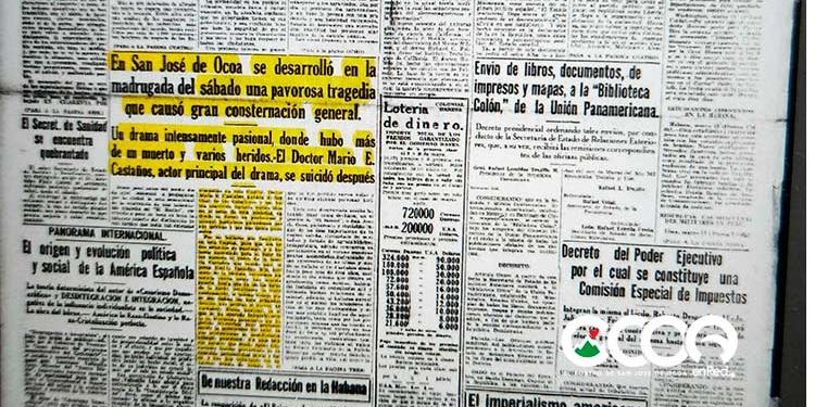 La historia del Dr. Castaños y Adrianita Pimentel o el desenlace trágico de unos amores contrariados