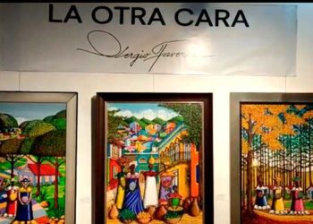 Cuadros y dibujos presentan “La Otra Cara” de Sergio Taveras