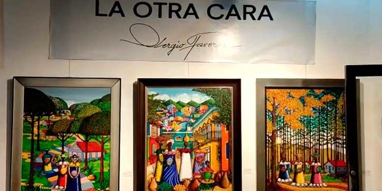 Cuadros y dibujos presentan “La Otra Cara” de Sergio Taveras