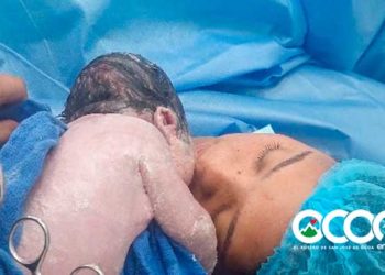 Ezequiel; el primer bebé del año 2023 en Ocoa