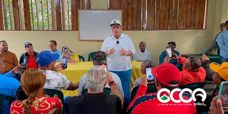 Secretario General del PLD visita Ocoa, actual Gobierno odia a los pobres