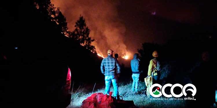 Sigue propagando incendio forestal en Parque Nacional Valle Nuevo