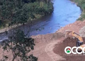 Río Nizao sometido a la acción depredadora