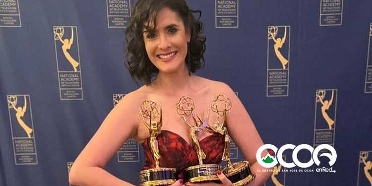 Periodista ocoeña gana Emmy regional a “Mejor presentadora de Nueva Inglaterra”