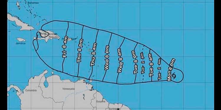 ¡Atención Ocoa! efectos de Bret impactarían RD el sábado