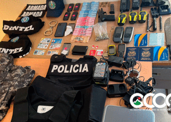 Ocupan arma de fuego y carnets falsos a pareja en Sabana Larga