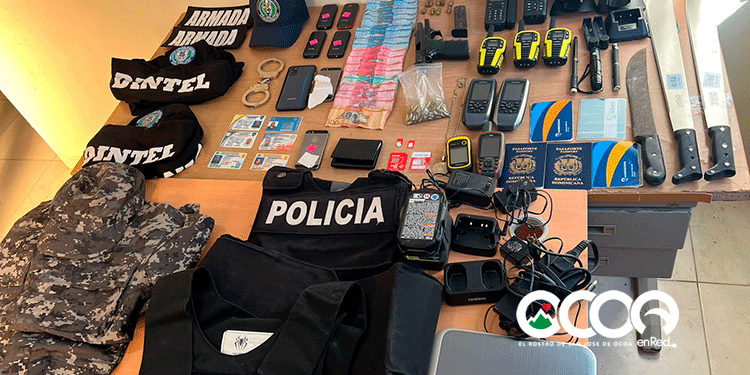 Ocupan arma de fuego y carnets falsos a pareja en Sabana Larga