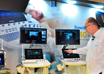 Tecnomed Caribbean lanza primer equipo para RD con Inteligencia Artificial en Congreso de Sonografía