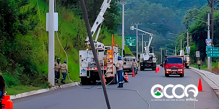 Edesur instala nuevas redes en Ocoa y electrificará acueducto múltiple