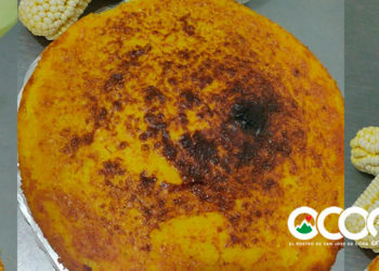 Dulce de higo, arepa de maíz tierno