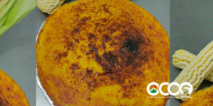 Dulce de higo, arepa de maíz tierno