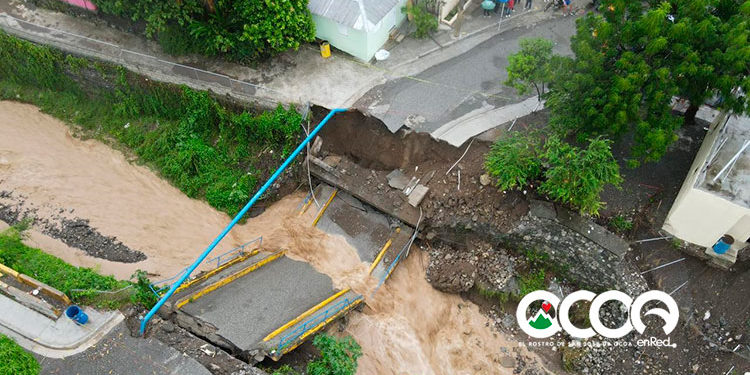 Unas 25 viviendas afectadas y 500 personas desplazadas en Sabana Larga