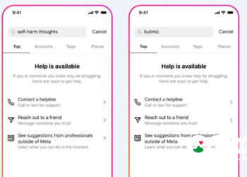 Facebook e Instagram ocultarán resultados sobre suicidio o autolesiones y redigirán a fuentes profesionales
