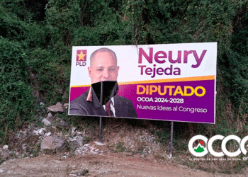 Equipo Político Neury Tejeda denuncia destruyen sus vallas promocionales