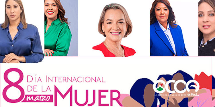 Ocoeñas en el Día Internacional de la Mujer