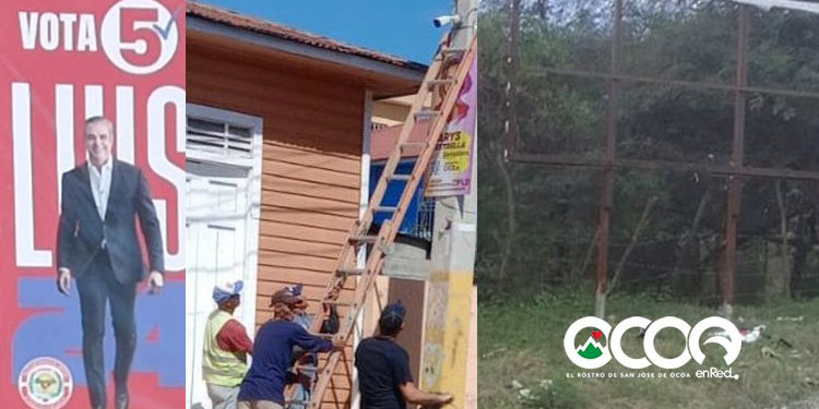 Darys Estrella denuncia destruyen vallas publicitarias, municipio Ocoa solo permiten publicidad del oficialismo