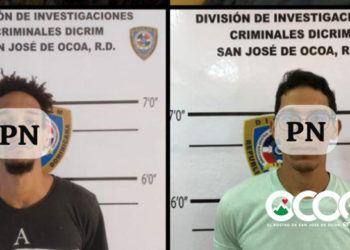 Apresan jóvenes acusados de robar supuestamente cartera a una mujer en Ocoa