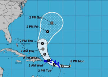 Lluvias de la tormenta Ernesto comenzarían a sentirse en RD