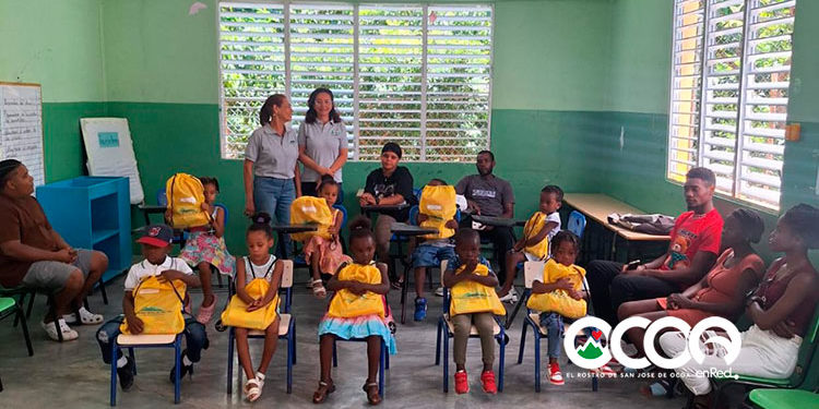 Fundación Ocoa de Pie lleva a cabo su acostumbrada entrega de útiles escolares en Ocoa