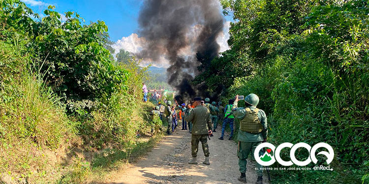 SENPA, Ministerio de Medio Ambiente y Procuraduría despejan zonas de Rancho arriba tras protestas por medidas medio ambientales