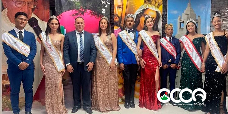 Escogen reina y rey de fiestas patronales Ocoa 2025