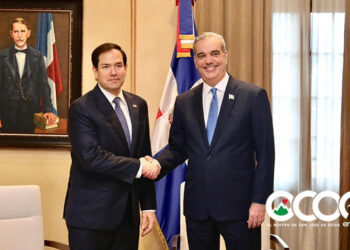 Presidente Abinader recibe al secretario de Estado de los Estados Unidos, Marco Rubio