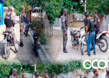 Incautan armas blancas, motocicletas y vehículos durante operativo en sectores en Ocoa