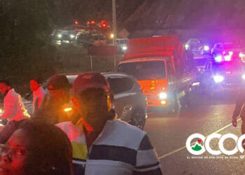 Un fallecido y 10 personas heridas en accidentes de tránsitos durante el fin de semana en Ocoa