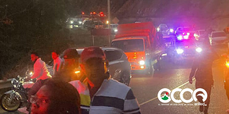 Un fallecido y 10 personas heridas en accidentes de tránsitos durante el fin de semana en Ocoa