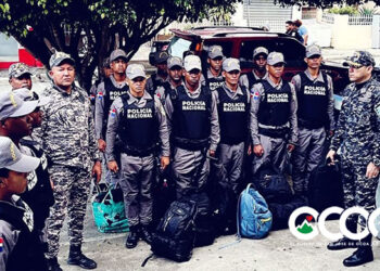 Llegan 60 agentes de la Policía para reforzar la seguridad durante Semana Santa en Ocoa