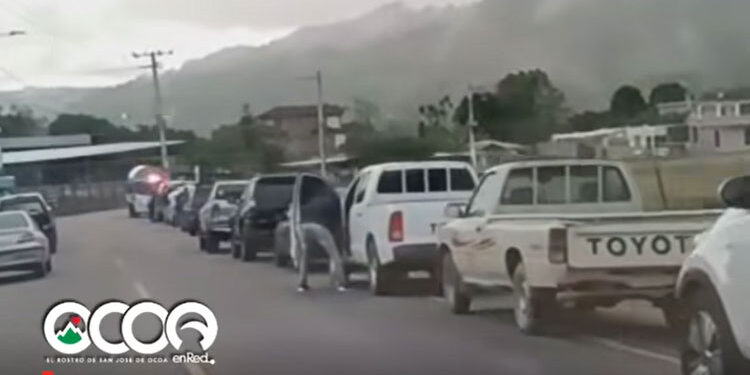 VIDEO |  Protesta de productores agrícolas en Rancho Arriba por varias demandas