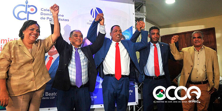 Periodistas del MMV brindan rotundo apoyo a candidaturas de José Beato, Siddy Roque y Francisco Marte