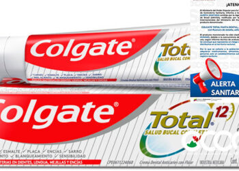 Digemaps emite alerta de seguridad por pasta dental Colgate Total Clean Mint