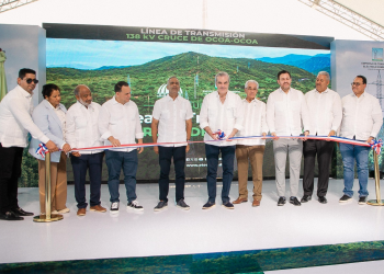 Con una inversión de unos 300 millones de pesos inauguran línea de transmisión 138 kV Cruce de Ocoa–Ocoa