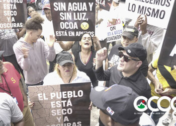 Protestas en Ocoa exigen soluciones urgentes ante apagones y escasez de agua